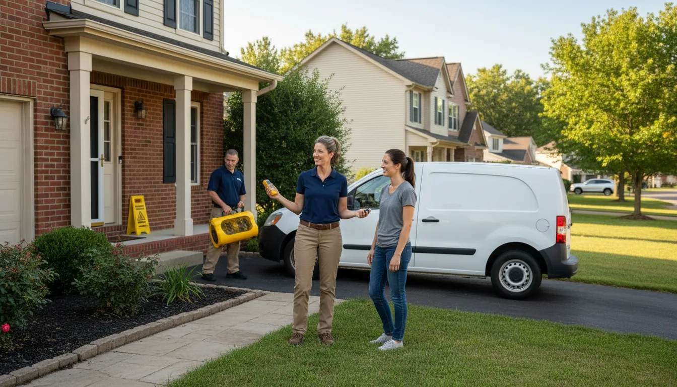 Water restoration image for Mold Remediation in Cortland, OH